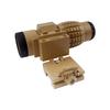 1 PCS/Set 3X Magnifying Glass Plastic Riflescope Magnifying Glass Holographic View Rifle Sight Glasses Outdoor Tool
