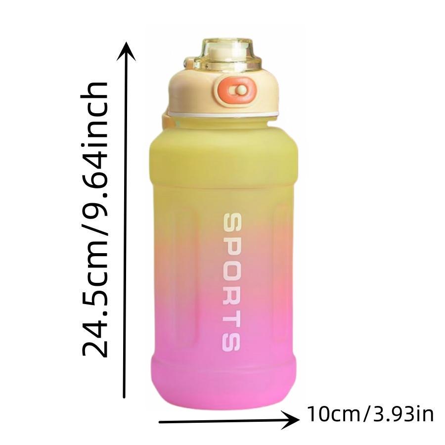 

Большая емкость градиентный скраб спортивный чайник для занятий спортом на открытом воздухе пластиковый стакан для воды 1300ML