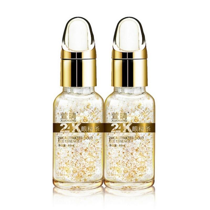 Cheap 24k Pure Gold Eye Essence Hyaluronic Acid Liquid Remove eye bags
