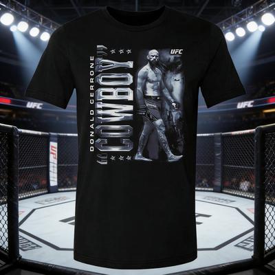 2026 Summer UFC Donald Cerrone Fighting Graphic Tshirt Women Sports Cotton Short Sleeve Loose Leisure Fitness Shirt Unisex