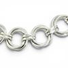 Great TIFFANY&Co. Necklace Triple Link Necklace Choker Accessories Silver 925 Used