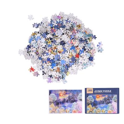 1000 Pieces Elk Jigsaw Vibrant Colors Forest Elk Jigsaw Puzzle for Home Entertainment and Game Collections