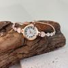 Watch Women Niche Bracelet Diamond Inlaid Heart-shaped Drawstring Watches Small Dial Female Fashion Quartz Clock Wristwatches
