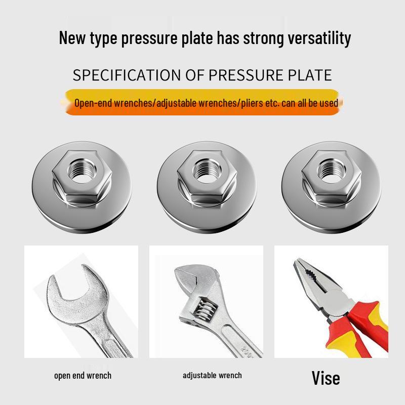 Hexagonal Pressure Plate Cover for 100/125 Angle Grinder Cutting Machine