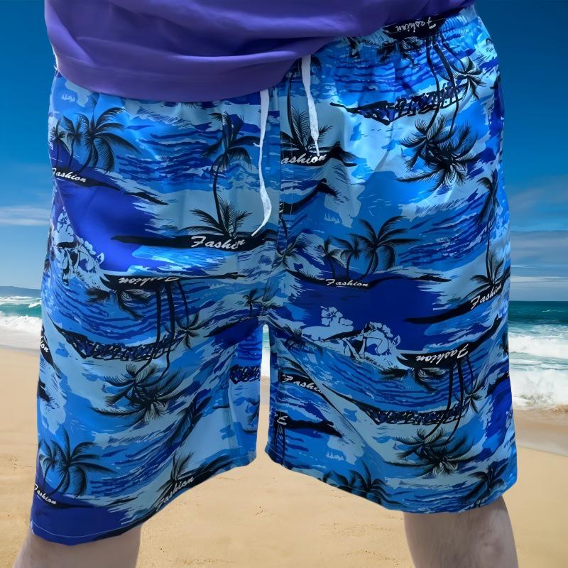 Men's Quick-Dry Camouflage Beach Shorts: European & American Style Swimming and Casual Wear