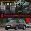 Autokoberce pre Ford Explorer 2006 2007 2008 2009 2010 2011 2012 2013 2014 2015 Vlastné auto podložky pod nohy automobilový koberec