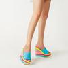 Summer Shoes Peep Toe Sandals Women Fashion Wedges Platform Slippers Woman Casual Mixed Colors Designer Party Sandles
