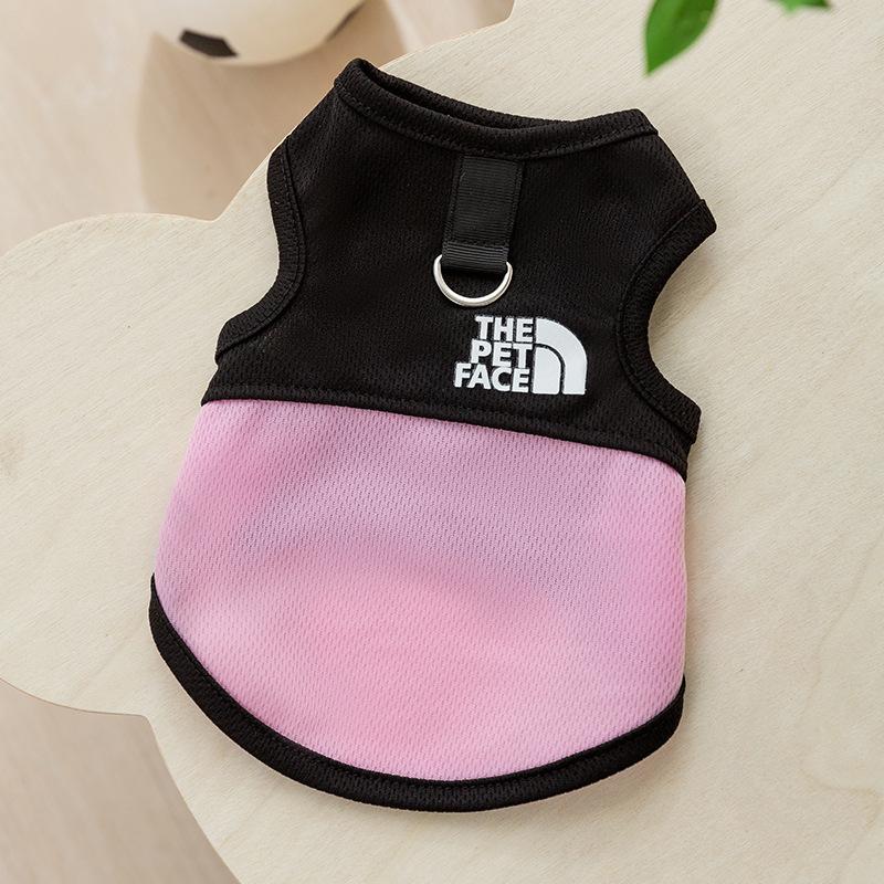 Spring and Summer Thin Mesh Sunscreen Clothing Small and Medium Teddy Bear Dog Clothes Vest Cool Clothes Pet Clothes