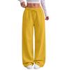 Damen Locker geschnittene Wide Leg Jogginghose mit Kordelzug für den täglichen lässigen Look