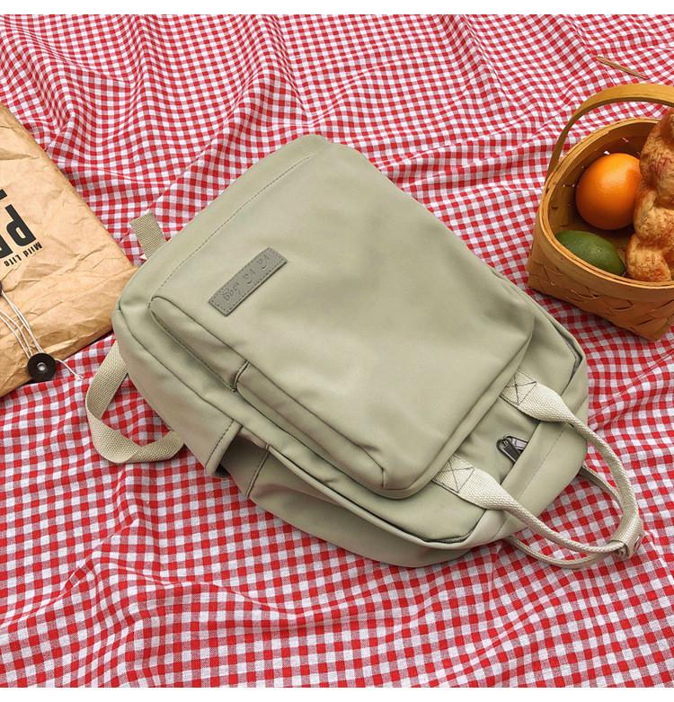 Lightweight Macaron Korean Style Backpack Practical For Primary And Middle School Students 2023 New Japanese Double Shoulder Bag