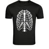 Human Rib Cage Skeleton T-Shirt - Anatomy Bone Graphic Tee