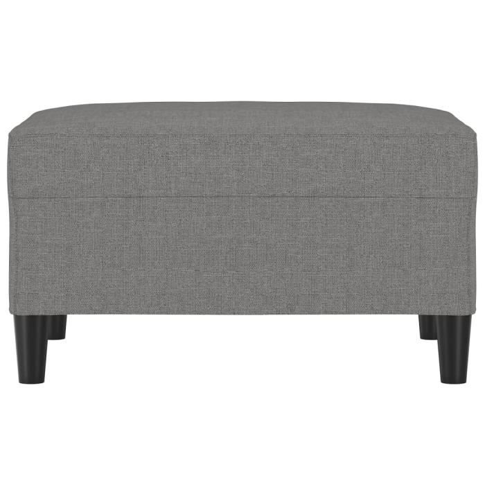 349304 vidaXL Footrest Dark Grey 70x55x41 Cm Fabric