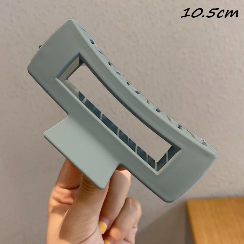 2pcs 10cm Women Thick Ponytail Hair Claws Large Geometric Square Claw Minimalist Lady Hair Claw Girls Hair Accessories