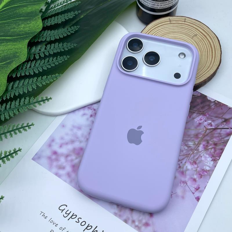 Flytende silikon telefondeksel for Apple iPhone 17 Pro Max - Ensfarvet Stor hull Støtsikkert Fullt dekkende På iPhone 16/15/14/13/12/11/Pro/Plus/17 Air