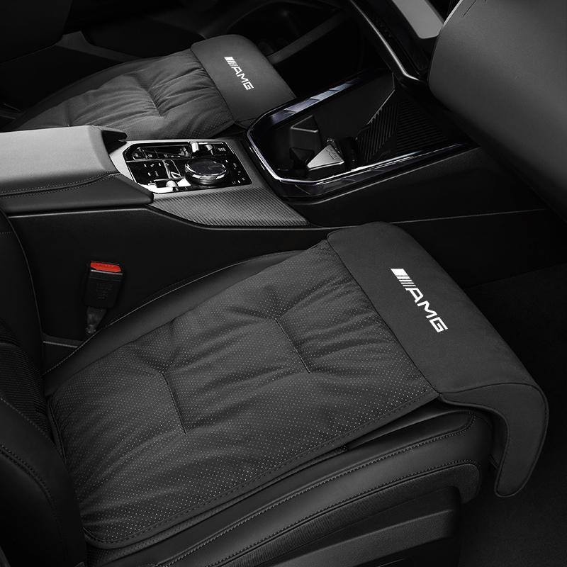 Car Seat Cushion Non Slip Breathable Integrated Leg Support Cushion Accessories Car Decal For Mercedes Benz AMG W214 W205 W204