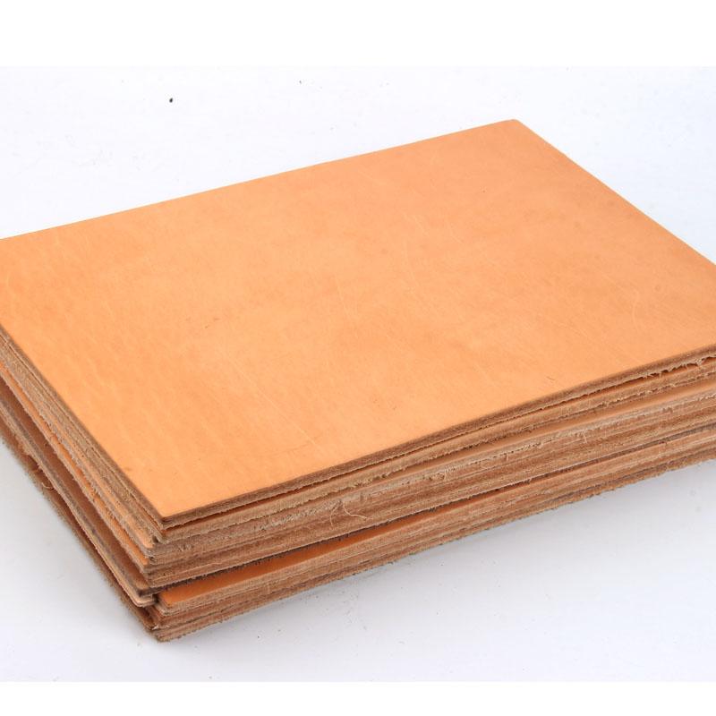 5mm whole sheet of pure hard thickened top layer cowhide material, handmade DIY genuine leather, edge material, vegetable tanned