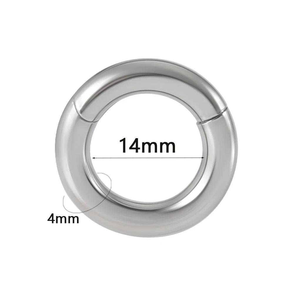 Segment klikacího septa z chirurgické oceli 1ks Kloubový kroužek Nos Obruč na rty Obruč ušní chrupavka Piercing do ušního boltce Tragus Helix