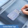 Double-Layer Mesh A4 Handheld Transparent Document Bag for Students - Textbook & Paper Organizer