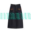 DIMANAF 2025 Plus Size New Spring Elastic Denim Skirts Women A-Line Skirt High Waist Vintage Maxi