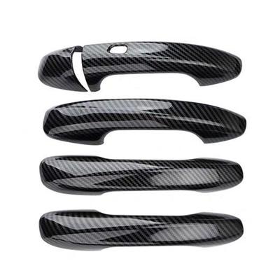 Car Exterior Carbon Fiber Style Door Handle Cover Trim Fit For Mercedes Benz GLC E Class W205 X253 W213 2016 2017 2018