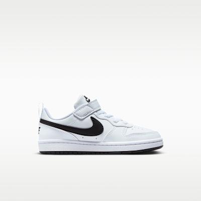 Nike Court Borough Low Recraft White Black (PS)