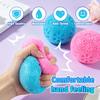 Smiling Furry Ball, Pinchable Decompression Toy, Slow Rebound, Soft Feel, Vent Ball