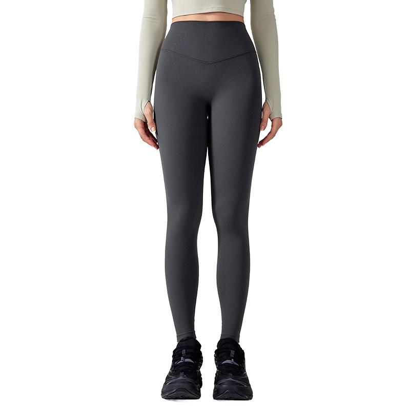 High Waist Yoga Leggings Women Stretchy Slim Fit Workout Pants Seamless Design Outdoor Fitness Wear