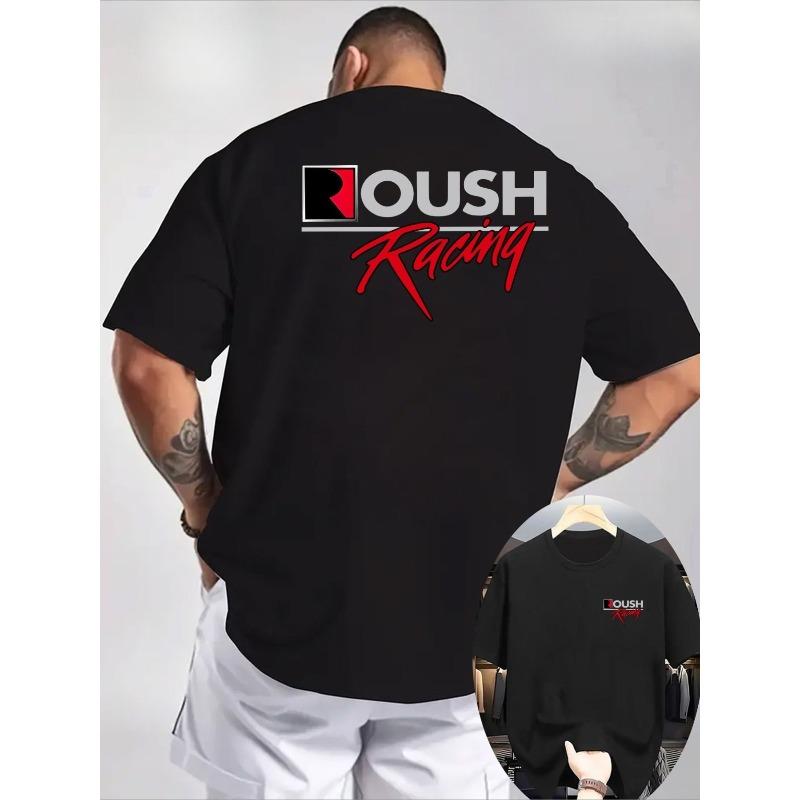 

[Niu Wang Selection] Summer New Men s Casual T-shirt Threaded Round Neck Short-sleeved Top, Knitted Fabric, Refreshing and Comfortable 4XL чорний