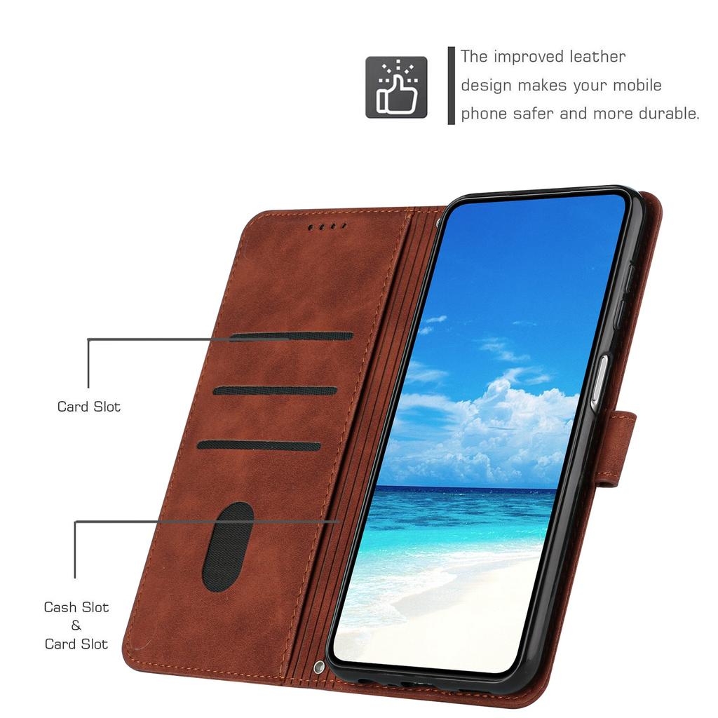For Google Pixel 10 Pro XL/9 Pro XL Case Viewing Stand PU Leather Phone Cover Imprinted Pattern