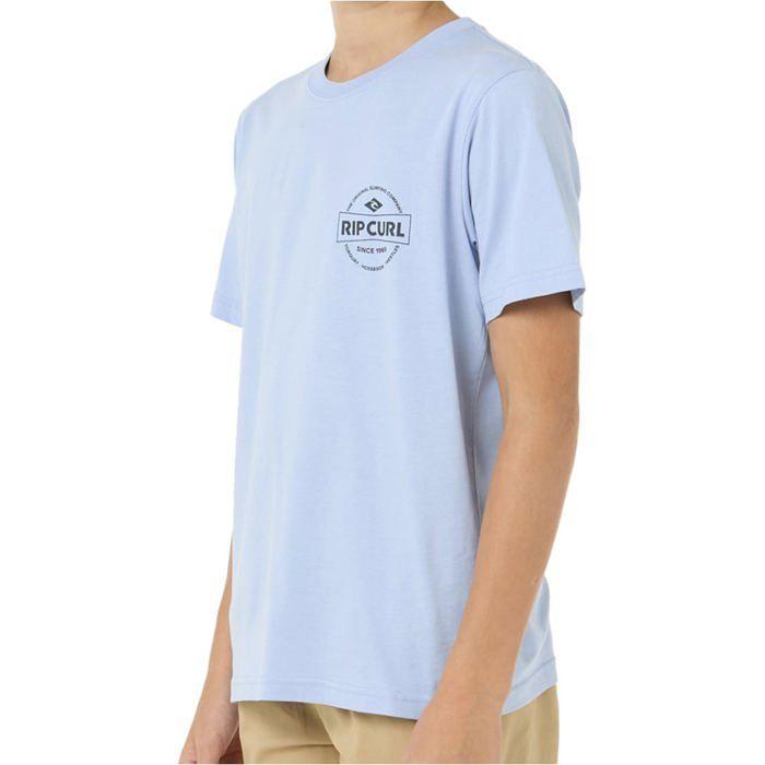 Rip Curl T-SHIRTS AND POLOS BOY M_STAPLE TEE -GARÇON Enfant BLUE
