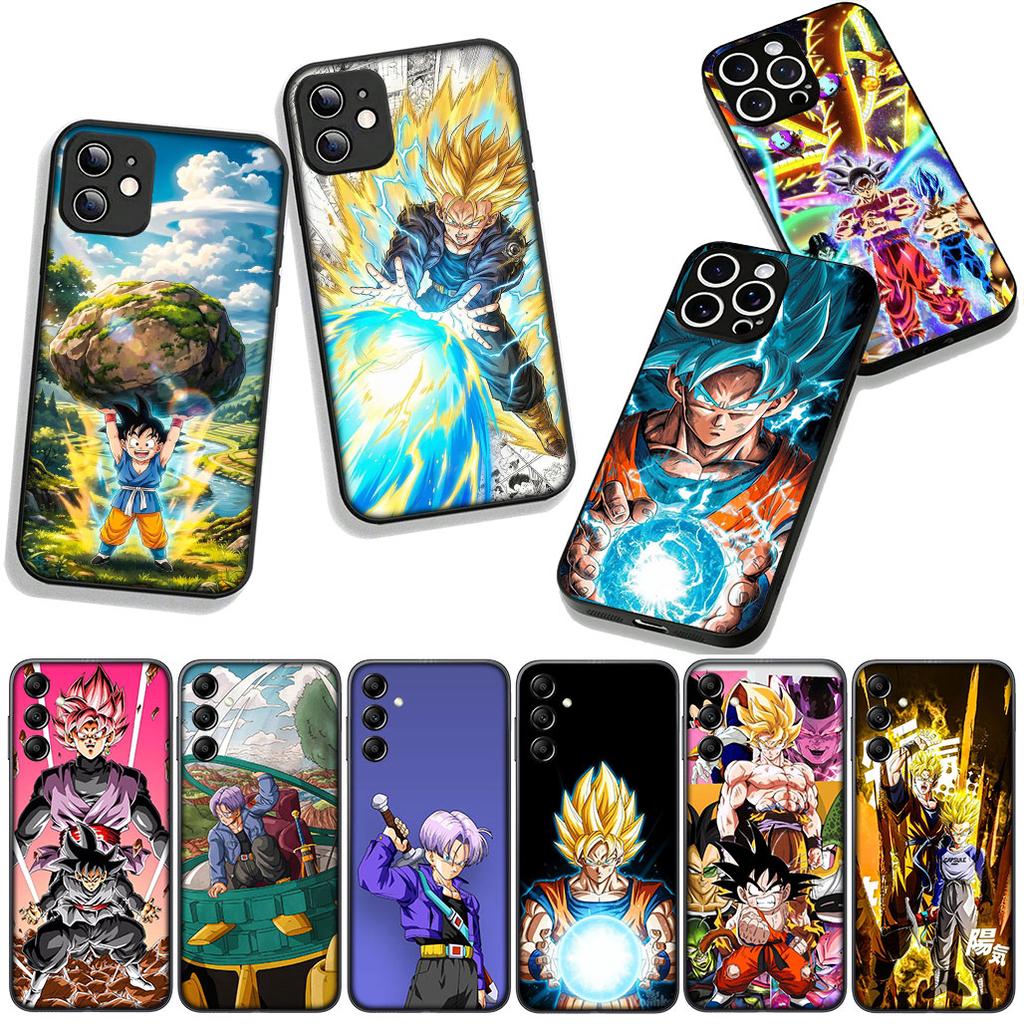 for Samsung Galaxy S25 S24 S22 S23 FE Ultra Plus A56 A05 A06 A15 A16 A55 S7 Edge Cover Case Dragon Gokus Torankusu Ball Trunks
