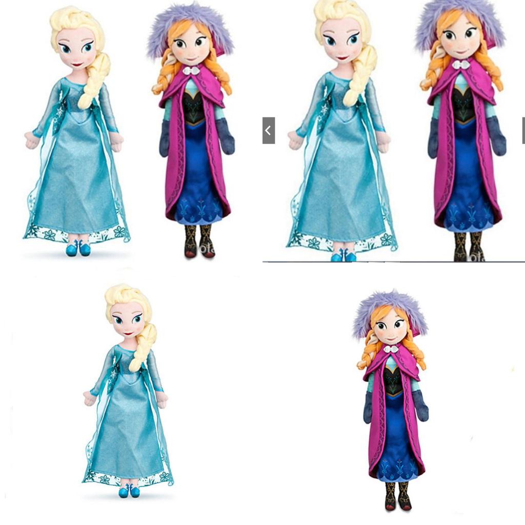 Timeless Design 2018 Disney Frozen Fever Elsa And Anna Plush Dolls Ideal For All Ages
