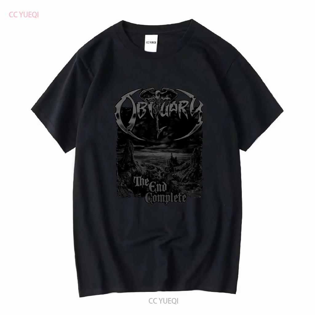 Obituary The End Complete T Shirt cotton Mens all sizes S 5XL 18 colors band poster album cover long or short sleeves vintage