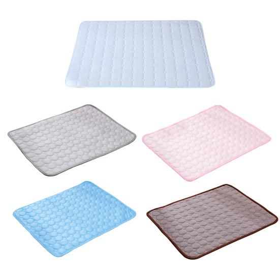 Self Cooling Mat for Dogs Cats Non-Slip Washable Pet Cooling Pad for Summer Indoor Outdoor Crate Kennel Floor Car Seat