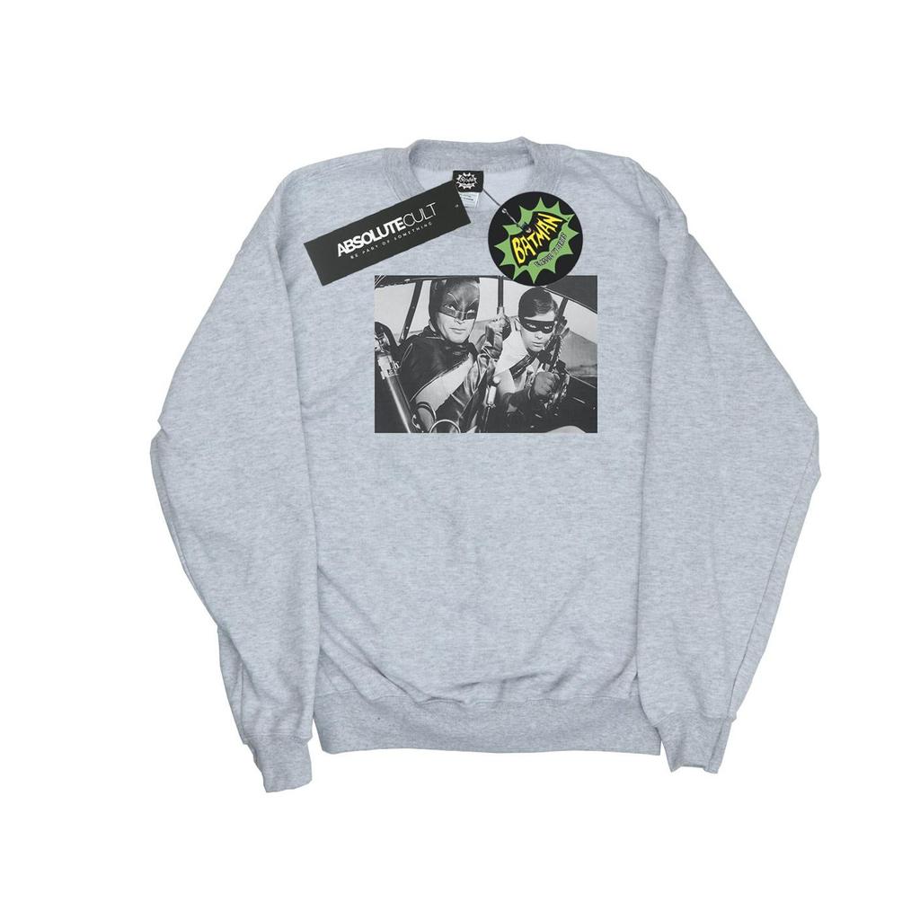 DC Comics Womens/Ladies Batman TV Series Ready For Action Sweatshirt