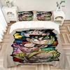 3pcs Dragon Ball Z Duvet Cover Set, 1 Duvet Cover + 2 Pillowcases (No Insert), High-Definition Print, Home & Dorm Set Yy251208075