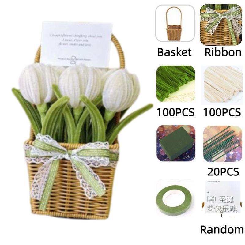 Marigold Tulip Material Pack With Basket For Cryptic Twisted Stick Hair Root Hair Strips