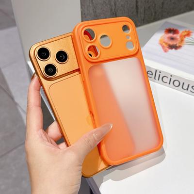 Funda Matte Armor Translucent Shockproof Case for iPhone 17 Pro Max 17Air 16 15 14 13 Lens Protection Back Cover
