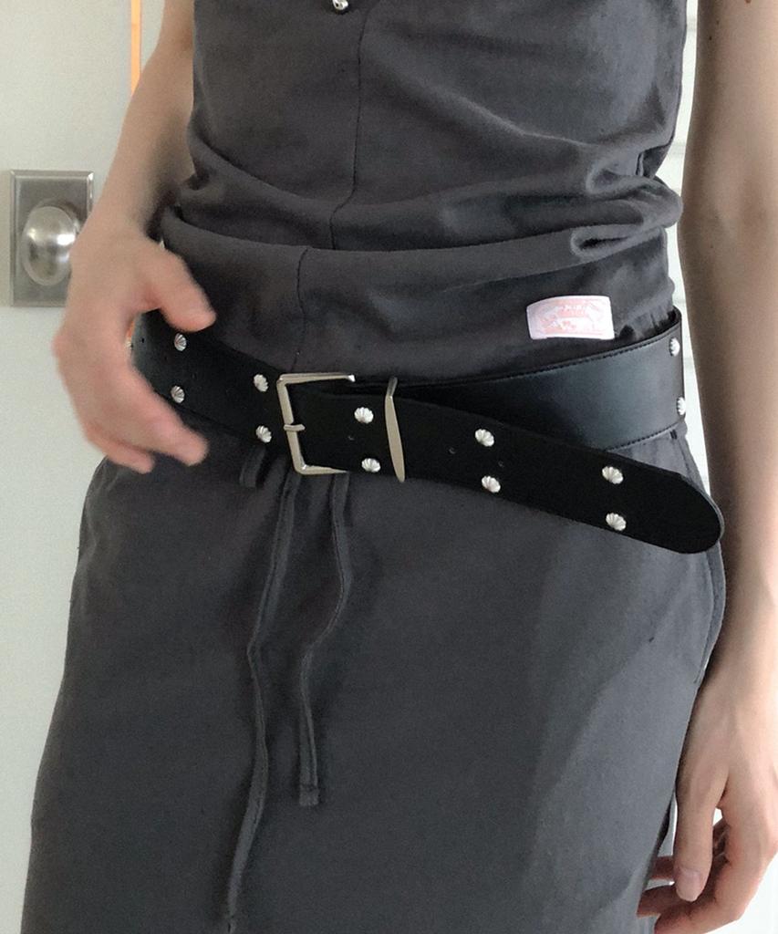 DELIDI Occasio Stud Belt (Black)