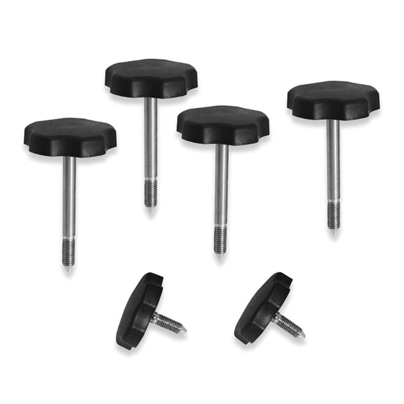 

Window Surround Knobs Compatible For JK 6EA 4 Door 2007-2018 (4 Long +2 Short) Replacement Easy to Install Part Supplies