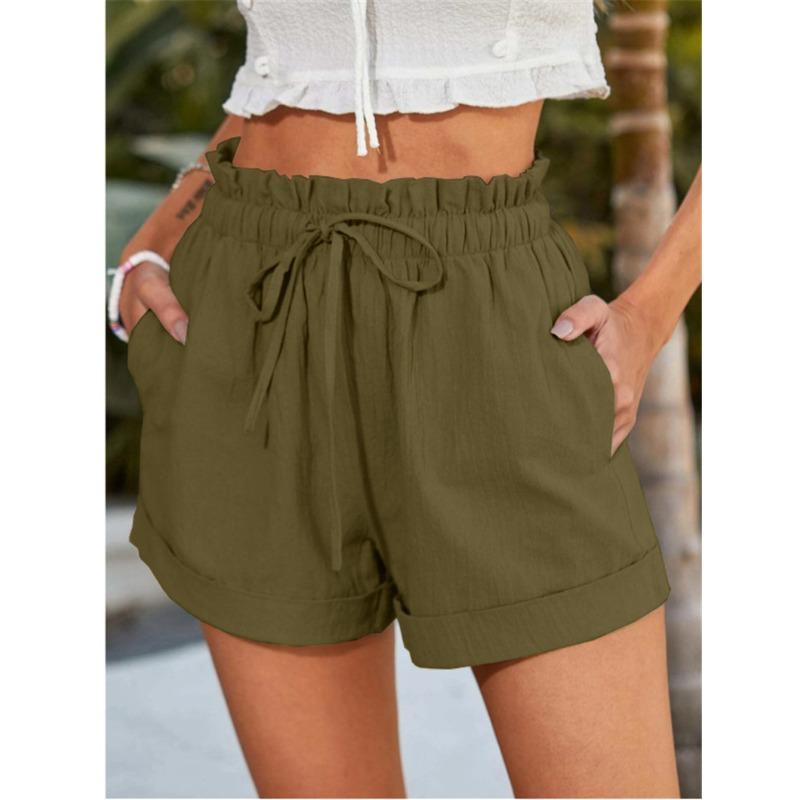 BITCED Damenmode, lässig, einfarbig, bedruckt, Hosen und Caprihosen