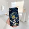 BF101 Starry Night Van Gogh Painting Soft Shell Phone Case for iPhone 16 15 14 13 12 Pro Max Plus Mini