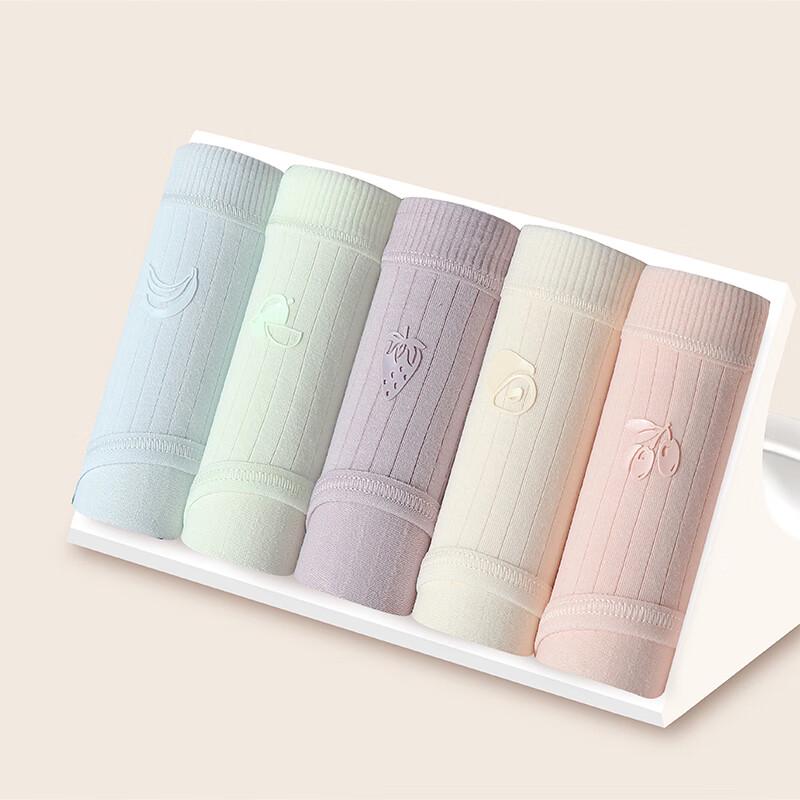 Lonsa Women's Pure Cotton Breathable Briefs (4-Pack)