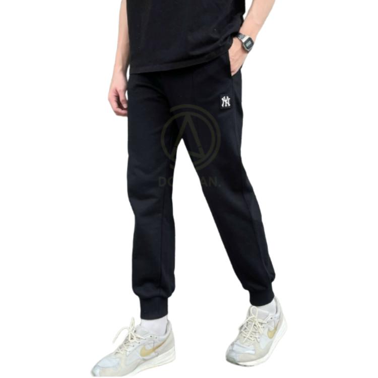 New MLB Knitted Sweatpants Unisex Black 3FPTB0131-50BKS