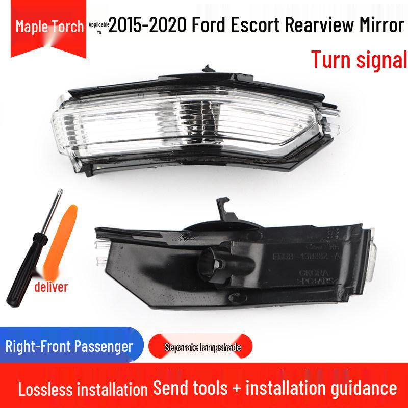 Ford Escort 15-20 Rückspiegelgehäuse Reflektierender Linsenrahmen Zubehör