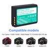 PALO LP-E10 Digital camera battery for Canon EOS 1100D 1200D 1300D 2000D Rebel T3 T5 T6 KISS X50 X70 Battery L10