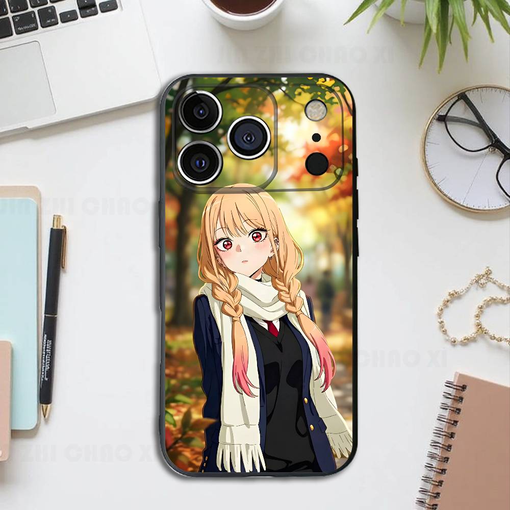 

Comics M-Marin Silicone Phone Case For IPhone 17 16 15 14 13 12 11 X XS Plus Pro Max Shockproof Soft Cover iPhone11