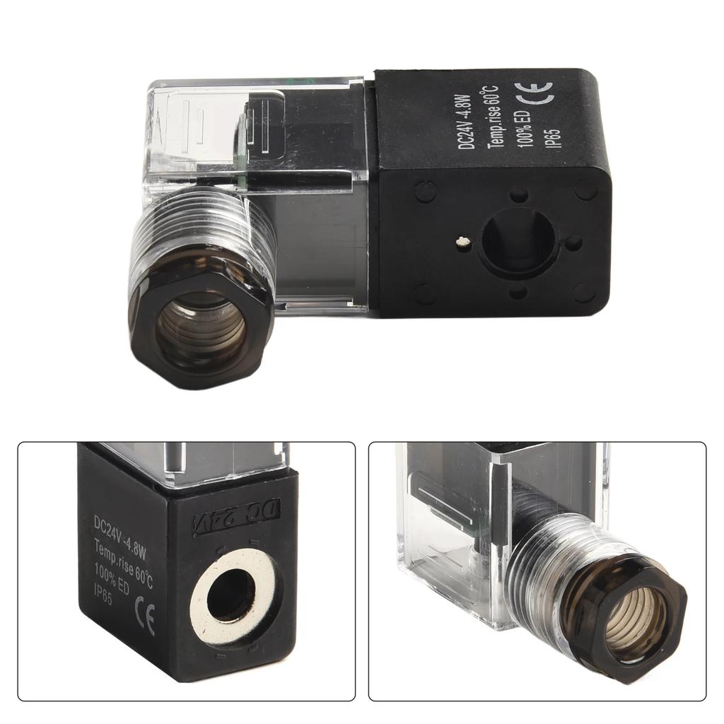 Pneumatic Solenoid Valve Coil Electrical Part DC24V 12V AC220V 110V Suitable For 4V210-08 3V110-06 4V220 4V230 Solenoid Valve Co