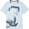 Dri-Fit Adv Run Division Ink Print Crew Neck T-Shirt Men Tops Blue DV9296-011