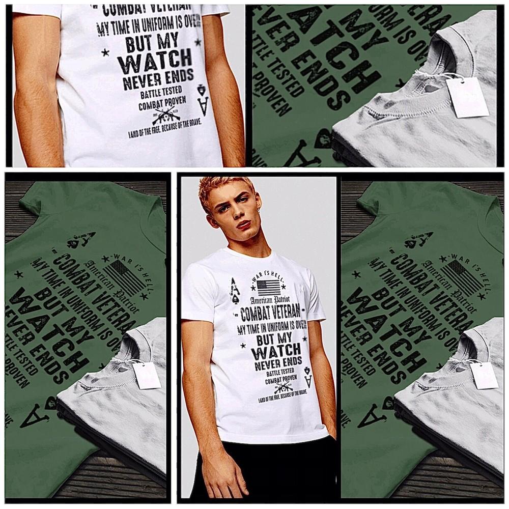 Ветеран боевых действий Армейский пехотинец цитата военный США. Футболка унисекс с принтом Флага, размеры S-2XL XXXL